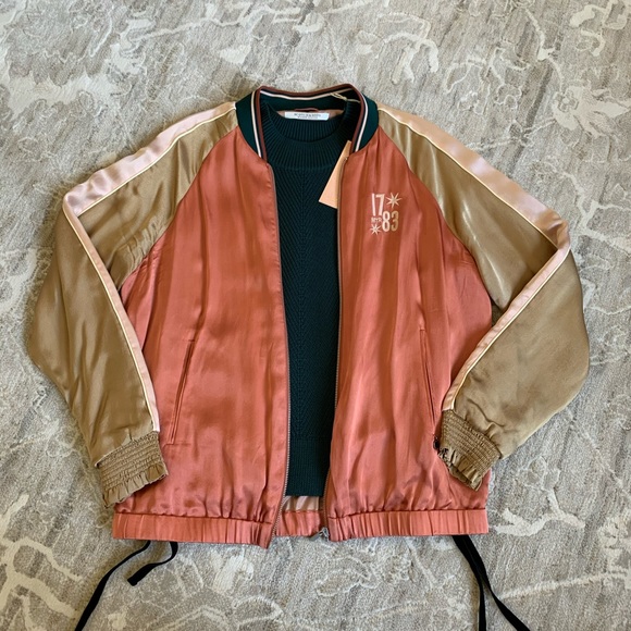 Silk bomber jacket - Picture 1 of 9